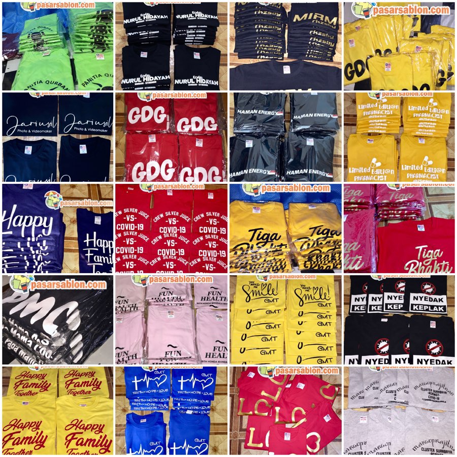 Jasa Sablon Kaos Partai Jasa Sablon Kaos Partai